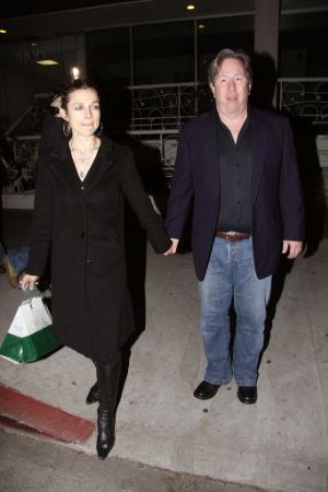Mark Fluent and his wife, Justine Bateman. 